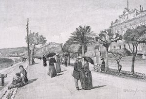 Promenade des Anglais, Nizza, Francia, da 